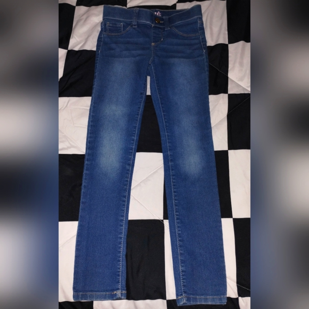 YMI Girl Pull On Jean Leggings Size 8 EUC